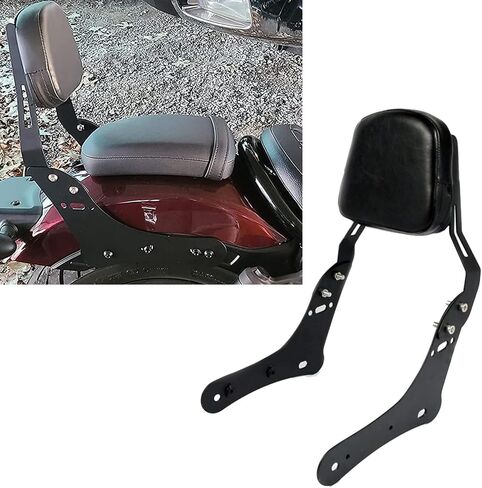Worldmotop Motorcycle Sissy Bar Backrest Rear Passenger Seat Replacement for Kawasaki Vulcan S 650 VN650 2015 2016 2017 2018 2019 2020, Detachable Backrest (without luggage rack) in Saudi Arabia