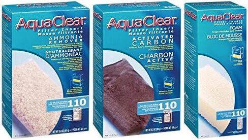حزمة الوسائط البديلة Aquaclear 110: الإسفنج والكربون ومزيل الأمونيا in Kuwait