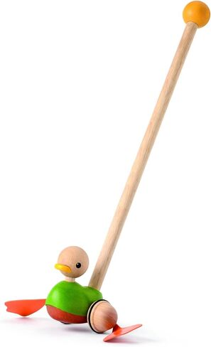 PlanToys Wooden Push-Along Duck (5626) in Saudi Arabia
