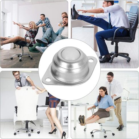 16PCS 5/8 Inch Nylon Ball Transfer Bearing Unit, Roller Ball Transfer Bearing Casters, Ball Bearing Rollers, Table Conveyor Roller Ball for Transmission, Furniture, Wheelchair 22lb Load Capacity in Saudi Arabia