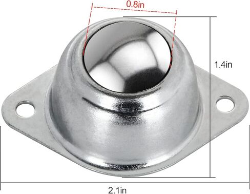 16 قطعة 5/8 بوصة وحدة محمل نقل الكرة النايلون، عجلات محمل نقل الكرة الدوارة، بكرات محمل الكرة، كرة دوارة ناقلة للطاولة لنقل الحركة، الأثاث، الكرسي المتحرك سعة تحميل 22 رطل in Kuwait