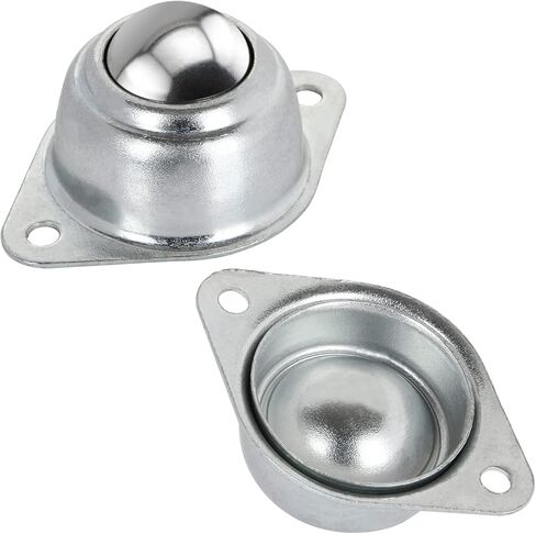 16 قطعة 5/8 بوصة وحدة محمل نقل الكرة النايلون، عجلات محمل نقل الكرة الدوارة، بكرات محمل الكرة، كرة دوارة ناقلة للطاولة لنقل الحركة، الأثاث، الكرسي المتحرك سعة تحميل 22 رطل in Kuwait