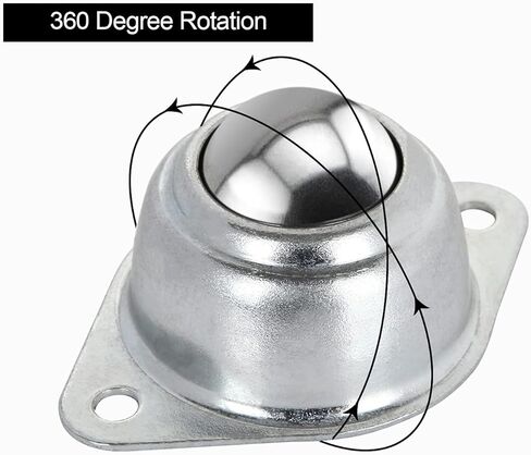 16 قطعة 5/8 بوصة وحدة محمل نقل الكرة النايلون، عجلات محمل نقل الكرة الدوارة، بكرات محمل الكرة، كرة دوارة ناقلة للطاولة لنقل الحركة، الأثاث، الكرسي المتحرك سعة تحميل 22 رطل in Kuwait