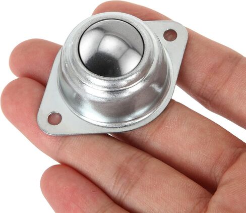 16 قطعة 5/8 بوصة وحدة محمل نقل الكرة النايلون، عجلات محمل نقل الكرة الدوارة، بكرات محمل الكرة، كرة دوارة ناقلة للطاولة لنقل الحركة، الأثاث، الكرسي المتحرك سعة تحميل 22 رطل in Kuwait