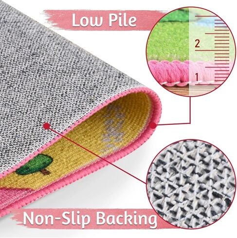 Large Kids Car Rug for Playroom, 5x8 Ft Educational Kids Carpet for Toy Cars, Non Slip Play Mat Rug for Kids Room Nursery Classroom, Washable City Road Rug for Children Toddler Boy Room Decor in Saudi Arabia