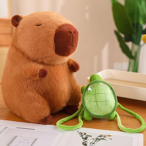 Capybara Stuffed Animal, Capybara Plush Toy Cute Capybara Plushie Pillow Doll Gift for Kids and Home Decoration, 17inch in Saudi Arabia