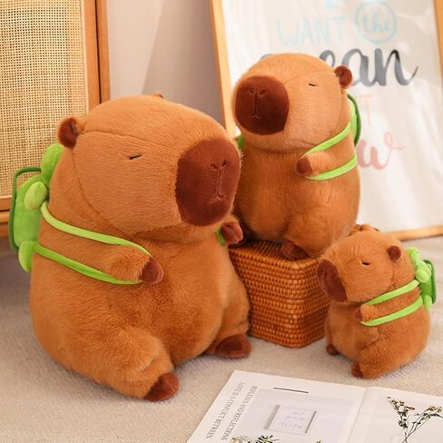 Capybara Stuffed Animal, Capybara Plush Toy Cute Capybara Plushie Pillow Doll Gift for Kids and Home Decoration, 17inch in Saudi Arabia
