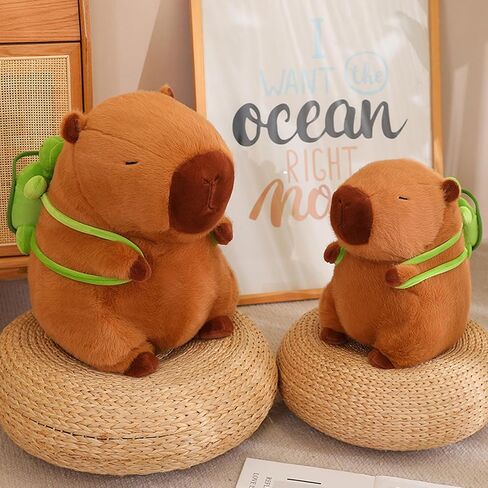 Capybara Stuffed Animal, Capybara Plush Toy Cute Capybara Plushie Pillow Doll Gift for Kids and Home Decoration, 17inch in Saudi Arabia