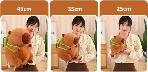 Capybara Stuffed Animal, Capybara Plush Toy Cute Capybara Plushie Pillow Doll Gift for Kids and Home Decoration, 17inch in Saudi Arabia