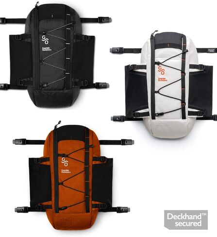 Gearlab Deck Pod 2 - حقيبة سطح الكاياك، نظام Deckhand (يحمل تعويم المجداف، مضخة الآسن) (أبيض قطبي) (أبيض) in Kuwait