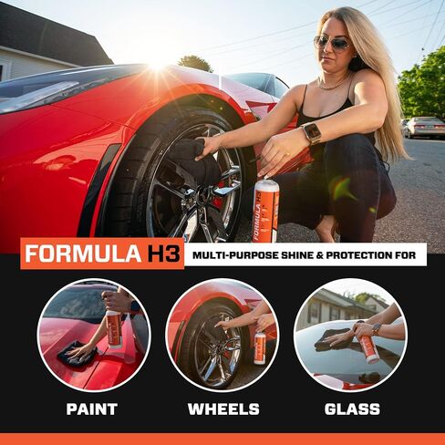 Formula H3 Nano Ceramic Coating For Cars - Car Wax Spray 8oz - Nano Ceramic Spray Coating for Cars - Ceramic Nano Spray Wax - Ceramic Car Coating Spray in Saudi Arabia
