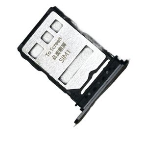 Dual SIM Card Tray Slot Holder Compatible with Honor 400 5G Black in Saudi Arabia