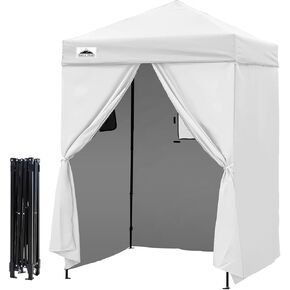 غرفة تغيير الملابس EAGLE PEAK Flex Ultra Compact 4x4، مظلة منبثقة، مأوى للشمس، مظلة محمولة للخصوصية كابانا لحمام السباحة، أو التقاط صور الموضة، أو التخييم، أزرق in Kuwait