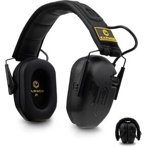 EARMOR M300A حماية الأذن الإلكترونية للرماية، تضخيم الصوت 4X، واقيات الأذن NRR 22dB لتقليل الضوضاء، قابلة للطي in Kuwait
