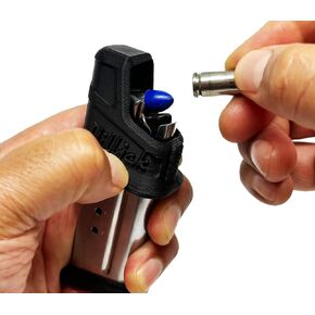 سميث اند ويسون M&P 9 Shield (1.0/M2.0)، Springfield Armory XD-S XD-E 9mm Magazine Speed ​​Loader، Quickie Loader - QL9S أسود in Kuwait