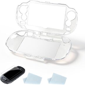 Transparent Hard Shell Case Cover for PlayStation PS Vita PSV 1000 Protective Hard Crystal Clear Case Accessories Replacement Parts in Saudi Arabia