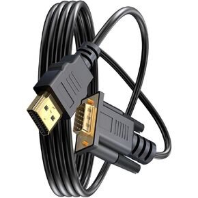 Reliability 1080p Hdmis to Vga Adapter Cable Gold Plate for Laptops Desktops and More Devices in Saudi Arabia