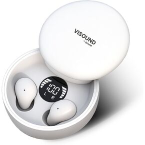 VionB Air Invisible Earbuds Wireless Bluetooth 5.4 for Small Ears, Mini Tiny Ear Buds, IPX5 Waterproof, Sound Isolating Fit, ENC Mic for Clear Calls, Discreet in-Ear Headphones (Matte Onyx) in Saudi Arabia