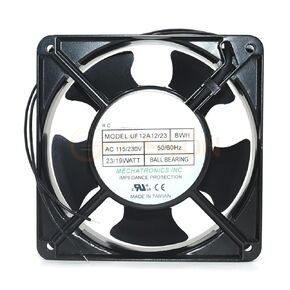 UF12A12/23 BWh تيار متردد 115/230 فولت 23/19 وات جهد مزدوج 12038 مروحة in Kuwait