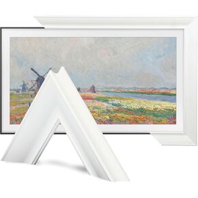 Tv Guard Frame TV Bezel, Compatible With Samsung The Frame TV, 43 Inch, Modern White, Suitable for Wall Mounted Televisions in Saudi Arabia