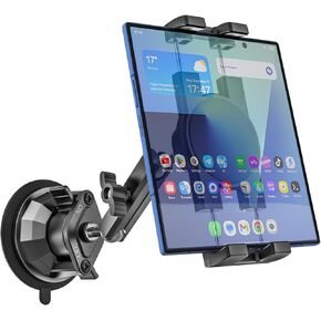 Z Fold Car Holder - [Foldable Phone Friendly] Strong Suction Cup Tablet Mount for Dashboard Windshield with 360° Adjustable Arm for Samasung Galaxy Fold 7 6 5 4 3 2, Tab, iPad, iPhone, Google 9 Fold in Saudi Arabia
