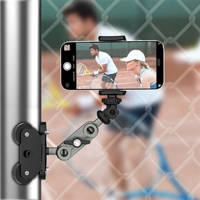 Nakedcellphone Magnetic Fence Post Mount for Gamechanger Cell Phone, iPhone Mevo Start, GoPro - Ideal for Recording Baseball, Softball, Tennis, Pickleball in Kuwait