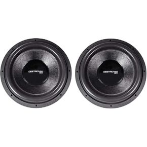 Rockville Destroyer 15D1 15 in 8000W Peak Competition Car Audio Subwoofer Dual 1-Ohm, USA Voice Coils, Triple-Stacked Magnets, High BL Motor, for Car Audio Enthusiasts, 2-Piece in Kuwait
