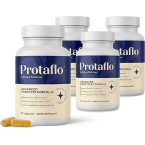 Prostate Supplements for Men 4 Pack - Supports Urinary Flow & Bladder Control | Probiotics + Black Walnut, Nettle, Turmeric, Lycopene, Pumpkin Seed, Vitamin D3 & K2, Zinc + Selenium, 60 Caps in Saudi Arabia