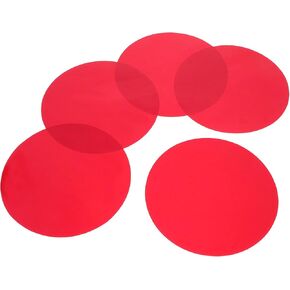 CLISPEED Color Film Light Diffuser Sheets 5 Pcs Colored Transparency Sheets for Lamps Warm Light Correction Gel Filter Lighting Color Correction Sheets for Bedroom Living Room Home Decor in Kuwait