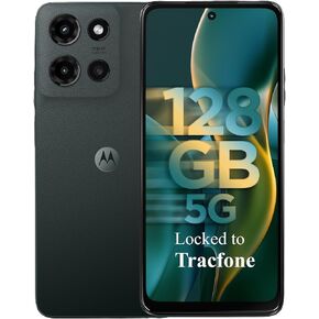 Tracfone Motorola Moto g 2025, 128GB 5G 50MP Camera System, 6.7" 120Hz Display 5000mAh Battery - Locked to Tracfone - Gray in Saudi Arabia