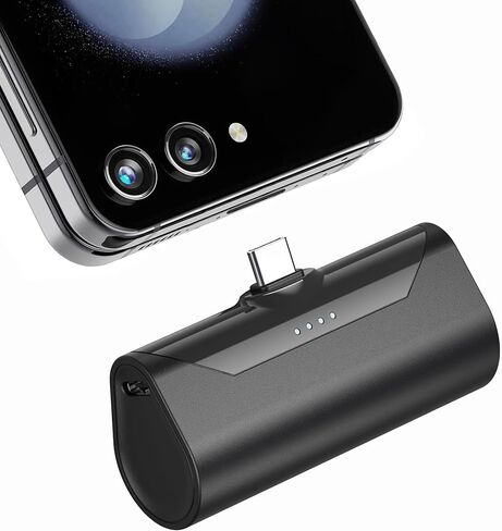 Pink Small Portable Charger for Lightning Builtin Metal Stand Lightweight Power Bank 5000mah With Digital Display Mini External Battery Pack for iPhone 14/13/13pro/13pro max/12/11/XR/6/6s/iPad/SE in Saudi Arabia
