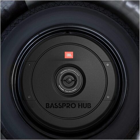 JBL BassPro Hub 11 بوصة تعمل بالطاقة 200 وات مضخم صوت ومجموعة أسلاك - صوت جهير عميق، تصميم مضغوط، أسود in Kuwait