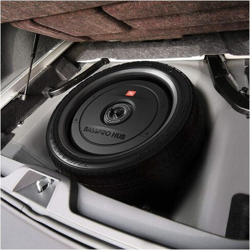 JBL BassPro Hub 11 بوصة تعمل بالطاقة 200 وات مضخم صوت ومجموعة أسلاك - صوت جهير عميق، تصميم مضغوط، أسود in Kuwait