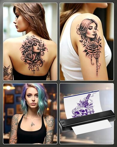 Tattoo Transfer Paper, Itari 100 PCS Tattoo Stencils Paper for Tattooing, 4 Layers Tattoo Thermal Stencil Paper for Tattoo Printer Tattoo Transfer Stencil Machine，A4 Size 8.5" x 11"，100 Sheets in Saudi Arabia