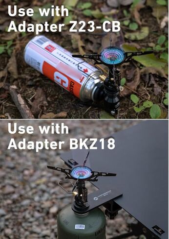 CAMPINGMOON Titanium Canister Top Stove Ultralight Backpacking w Pressure Regulator 2.4oz Wind-Resistant Gas Burner Compact High Altitude Cold Weather Hiking Camping 4Flex igniter XT-2F in Saudi Arabia