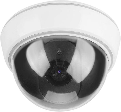 Dummy Camera with Flashing LED Light, Simulated Camera, Security Camera, Dummy Dome Surveillance Camera, Indoor and Outdoor Surveillance Camera, Wall Mount in Saudi Arabia