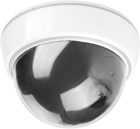 Dummy Camera with Flashing LED Light, Simulated Camera, Security Camera, Dummy Dome Surveillance Camera, Indoor and Outdoor Surveillance Camera, Wall Mount in Saudi Arabia