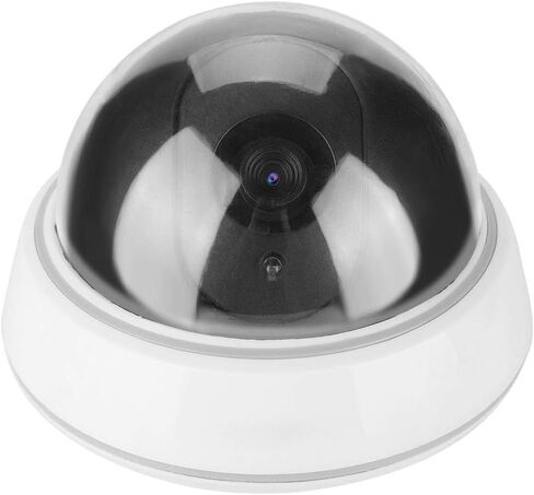 Dummy Camera with Flashing LED Light, Simulated Camera, Security Camera, Dummy Dome Surveillance Camera, Indoor and Outdoor Surveillance Camera, Wall Mount in Saudi Arabia