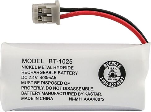 Kastar 2-Pack BT-1025 Battery Compatible with Uniden DECT2185 DECT2185-2 DECT2185-3 DECT2188 DECT2188-2 DECT2188-3 DECT2188-4 DECT2188-5 DECT2662 DECT2662-2 DECT2882 DECT2882-2 DECT2882-3 DECT2888 in Saudi Arabia