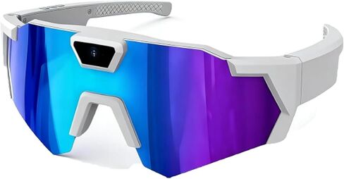 Optiq Frames POV Glasses 4K Smart Camera Sunglasses, POV Video Recording Glasses for Men Women – Wearable Tech Includes SD Card for Baseball, Cycling, Skiing, Running (Black) in Saudi Arabia