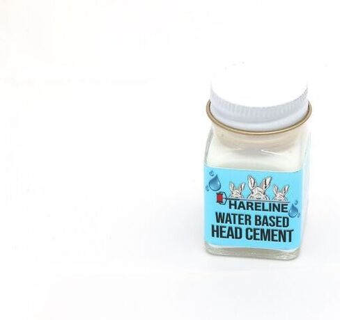 Hareline Fly Tying Water-Based Head Cement - Clear & Flexible, Low Odor, Non-Toxic Finish for Fly Tying Flies in Saudi Arabia