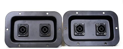 (2) لوحتان أصليتان لمكبرات الصوت من نوع Neutrik NL4MPXX Dual SpeakON Jack in Saudi Arabia
