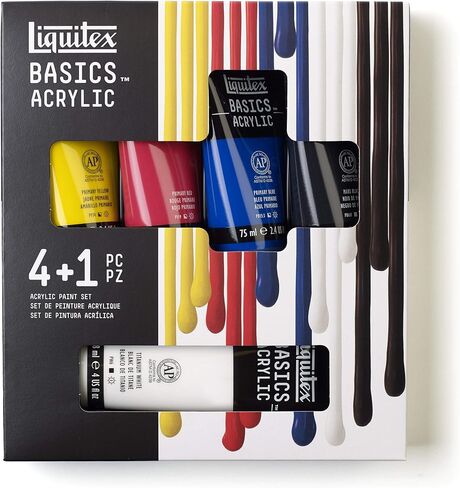 Liquitex 2023469 0.74 oz Tubes Basics Acrylic Paint Set44; Assorted Color - Set of 12 in Saudi Arabia