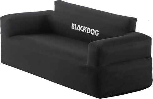BLACKDOG 2-Person Inflatable Camping Sofa with Built-in Rechargeable Pump, 660lbs Heavy Duty Air Couch, Portable 300D Oxford Fabric Blow Up Loveseat for Outdoors, Backyard, Beach & Indoor Lounge in Saudi Arabia