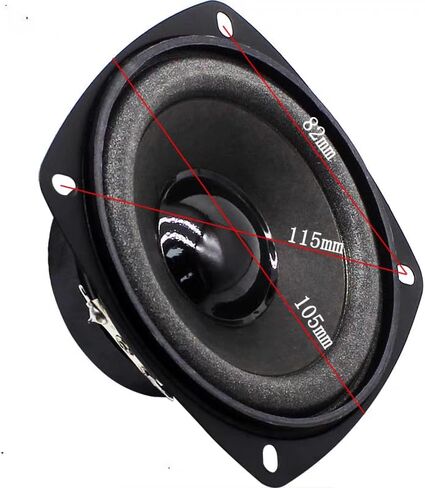 مكبر صوت 4 بوصة 4ohm 20 وات، مكبر صوت كامل المدى، مجموعة مكبر صوت ستيريو ومكبر صوت لاستبدال مكبرات الصوت in Kuwait