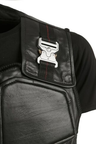 Unisex Trinity Blade Costume Vest for Cosplay - Military Style Leather Tactical Vest in Saudi Arabia