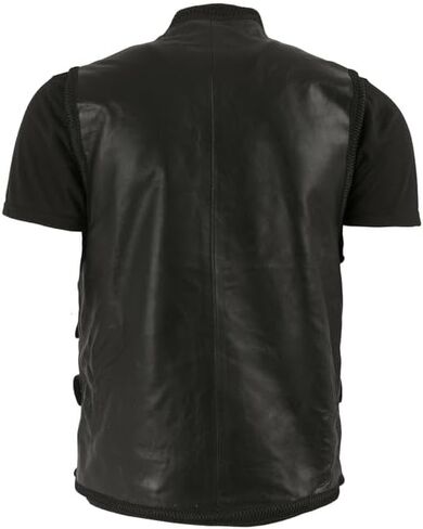 Unisex Trinity Blade Costume Vest for Cosplay - Military Style Leather Tactical Vest in Saudi Arabia