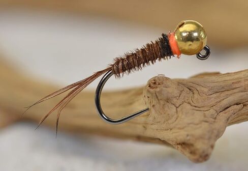 20 Euro Nymphs Fly Assortment Tied on Hanak Hooks - Includes Silicone Fly Box in Saudi Arabia
