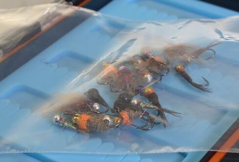20 Euro Nymphs Fly Assortment Tied on Hanak Hooks - Includes Silicone Fly Box in Saudi Arabia