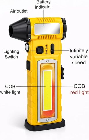 Violent Fan Professional Portable Handheld Mini Fan Super Power Turbo Fan Compressed Air Duster 200000 RPM 8000mAh in Saudi Arabia